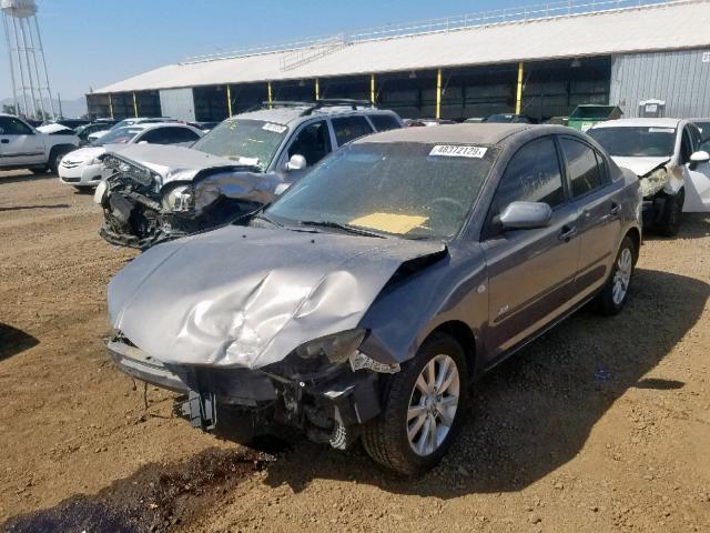 JM1BK323171616614 - 2007 MAZDA 3 S GRAY photo 2