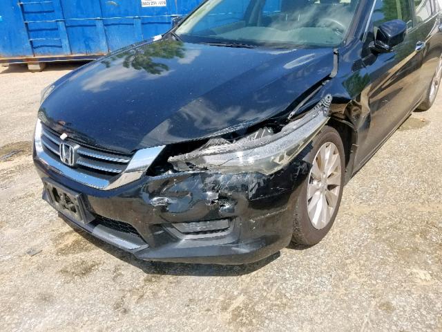 1HGCR2F77EA205501 - 2014 HONDA ACCORD EX BLACK photo 9