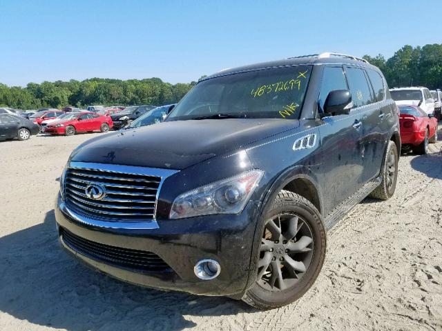 JN8AZ2NC8B9302275 - 2011 INFINITI QX56 BLACK photo 2