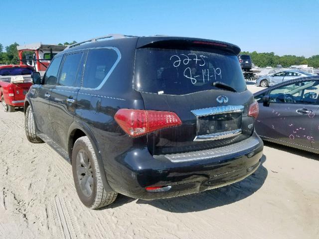 JN8AZ2NC8B9302275 - 2011 INFINITI QX56 BLACK photo 3