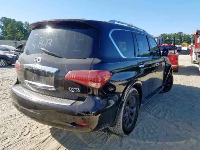 JN8AZ2NC8B9302275 - 2011 INFINITI QX56 BLACK photo 4