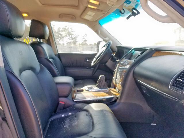 JN8AZ2NC8B9302275 - 2011 INFINITI QX56 BLACK photo 5