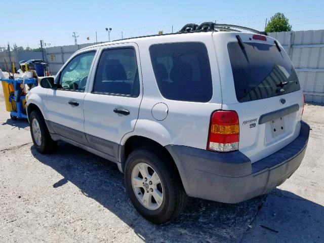 1FMYU03Z66KA29819 - 2006 FORD ESCAPE XLT WHITE photo 3