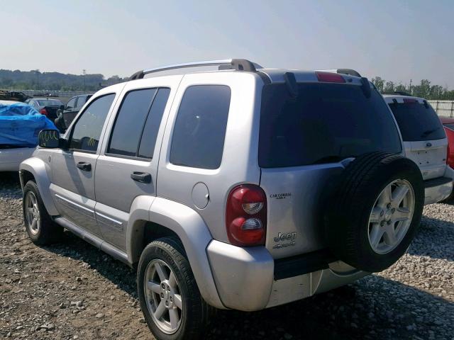 1J4GL58K16W220059 - 2006 JEEP LIBERTY LI SILVER photo 3