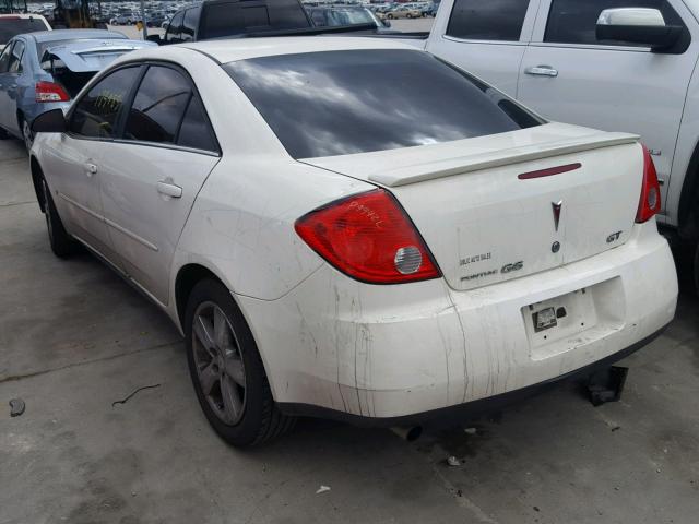 1G2ZH58N274242891 - 2007 PONTIAC G6 GT WHITE photo 3