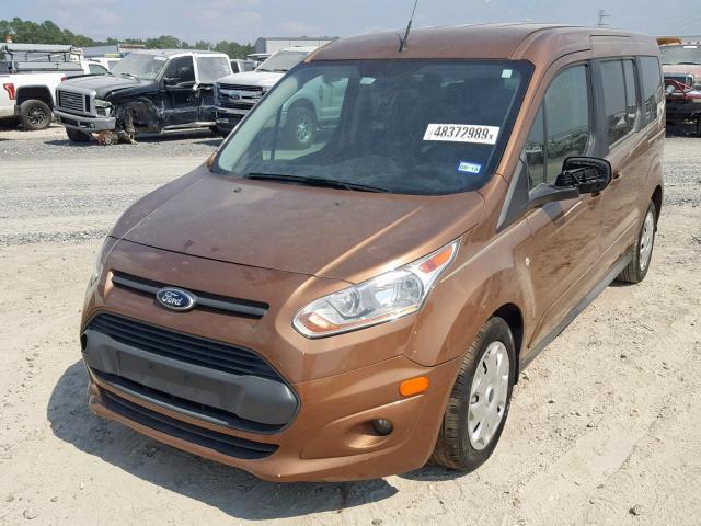 NM0GE9F7XE1145876 - 2014 FORD TRANSIT CO BROWN photo 2