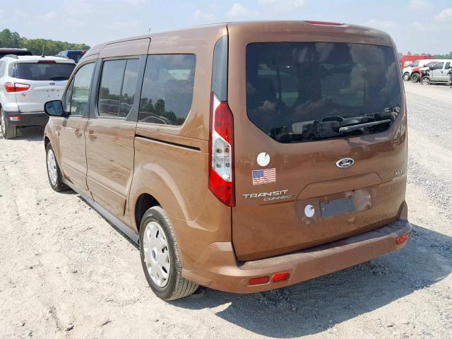 NM0GE9F7XE1145876 - 2014 FORD TRANSIT CO BROWN photo 3