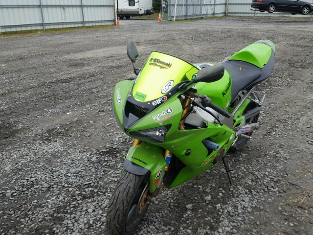 JKAZX4K193A002855 - 2003 KAWASAKI ZX600 K1 GREEN photo 2