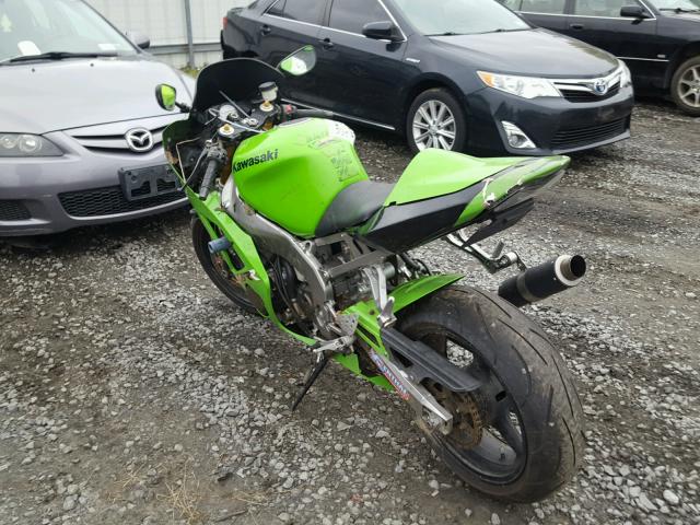 JKAZX4K193A002855 - 2003 KAWASAKI ZX600 K1 GREEN photo 3