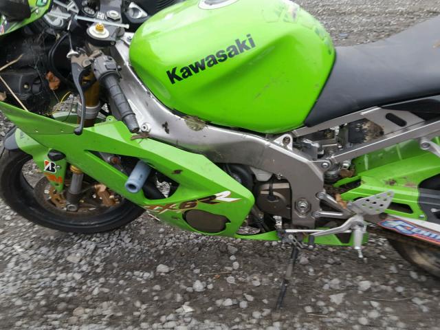 JKAZX4K193A002855 - 2003 KAWASAKI ZX600 K1 GREEN photo 7