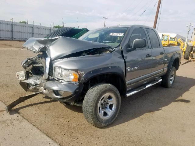 1D7HU18D95S125861 - 2005 DODGE RAM 1500 S GRAY photo 2