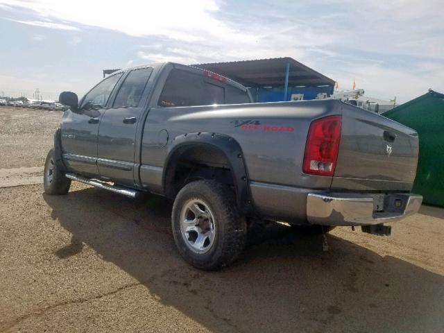 1D7HU18D95S125861 - 2005 DODGE RAM 1500 S GRAY photo 3