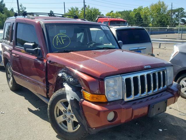 1J8HG58P97C584560 - 2007 JEEP COMMANDER წითელი ფოტო 1