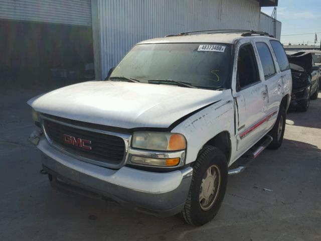 1GKEC13V62R276115 - 2002 GMC YUKON WHITE photo 2