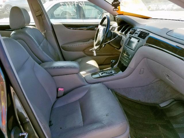 JTHBA30GX45042526 - 2004 LEXUS ES 330 GRAY photo 5