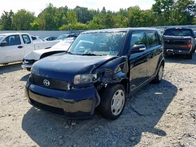 JTLKE50E081060423 - 2008 TOYOTA SCION XB 黑色 照片 2