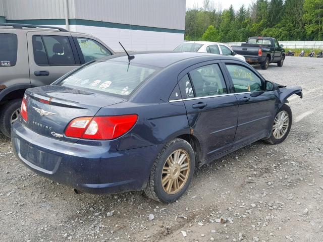 1C3LC56R78N225185 - 2008 CHRYSLER SEBRING TO BLUE photo 4