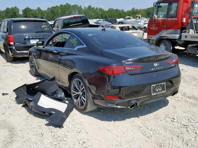 JN1EV7EK5JM341109 - 2018 INFINITI Q60 LUXE 3 BLACK photo 3