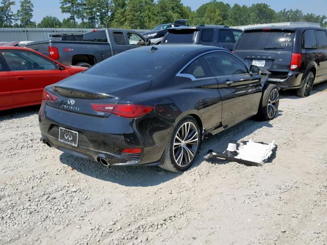 JN1EV7EK5JM341109 - 2018 INFINITI Q60 LUXE 3 BLACK photo 4