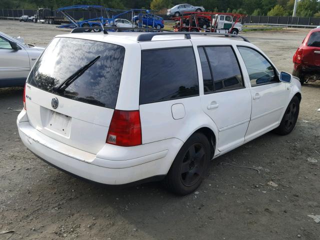 WVWSK61J91W713314 - 2001 VOLKSWAGEN JETTA GLS WHITE photo 4