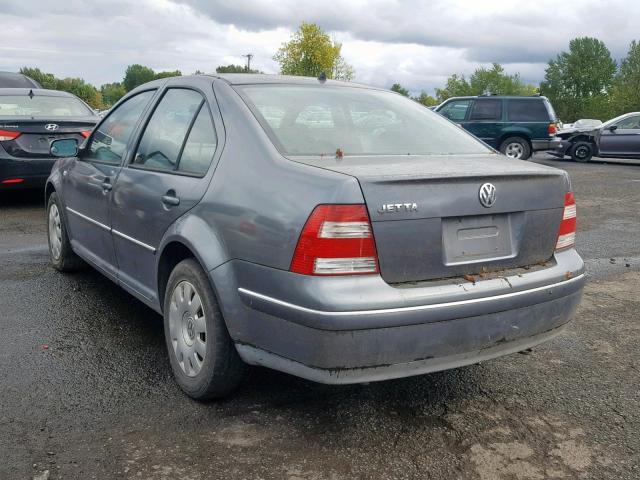 3VWRA69M35M079422 - 2005 VOLKSWAGEN JETTA GL GRAY photo 3