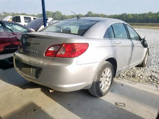 1C3LC46KX8N111999 - 2008 CHRYSLER SEBRING LX SILVER photo 4