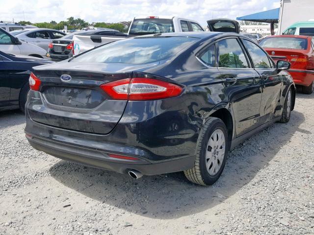 3FA6P0G77DR265891 - 2013 FORD FUSION S CHARCOAL photo 4