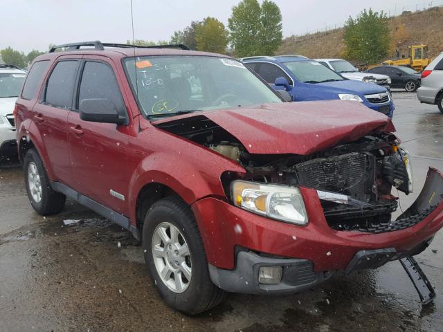 4F2CZ06158KM14359 - 2008 MAZDA TRIBUTE S RED photo 1