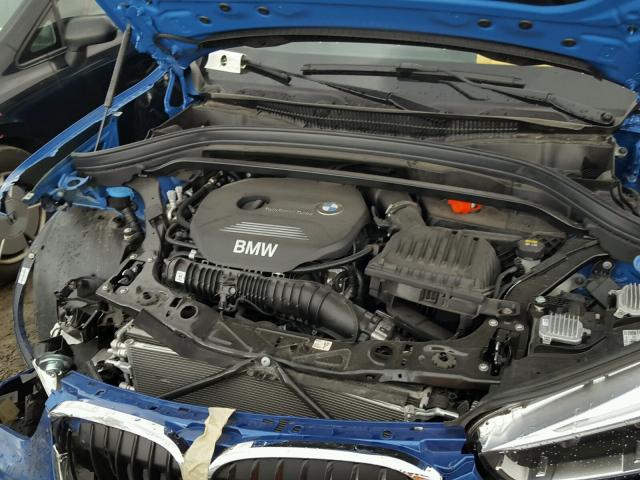 WBXHT3C37J5K28490 - 2018 BMW X1 XDRIVE2 BLUE photo 7