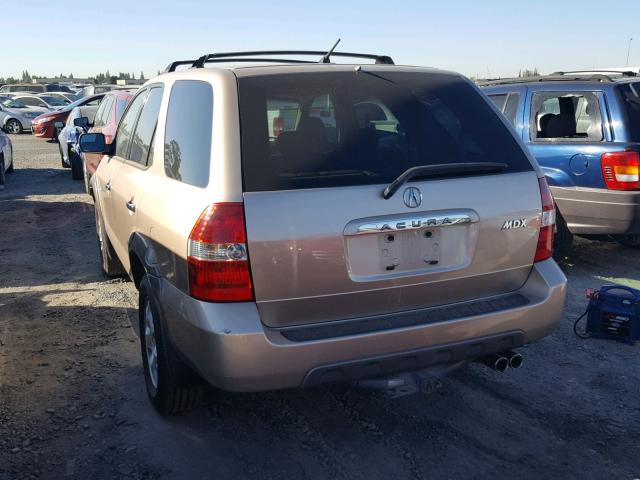 2HNYD18862H517951 - 2002 ACURA MDX TOURIN GOLD photo 3