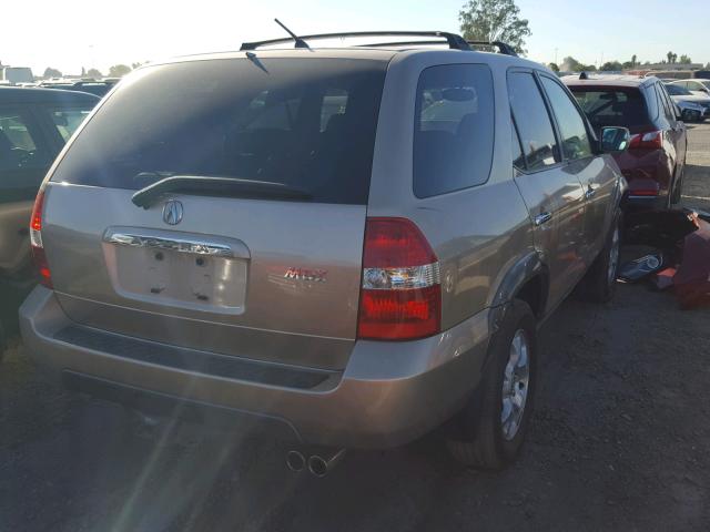 2HNYD18862H517951 - 2002 ACURA MDX TOURIN GOLD photo 4