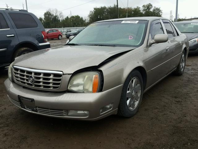 1G6KF57974U124275 - 2004 CADILLAC DEVILLE DT TAN photo 2