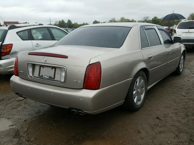 1G6KF57974U124275 - 2004 CADILLAC DEVILLE DT TAN photo 4