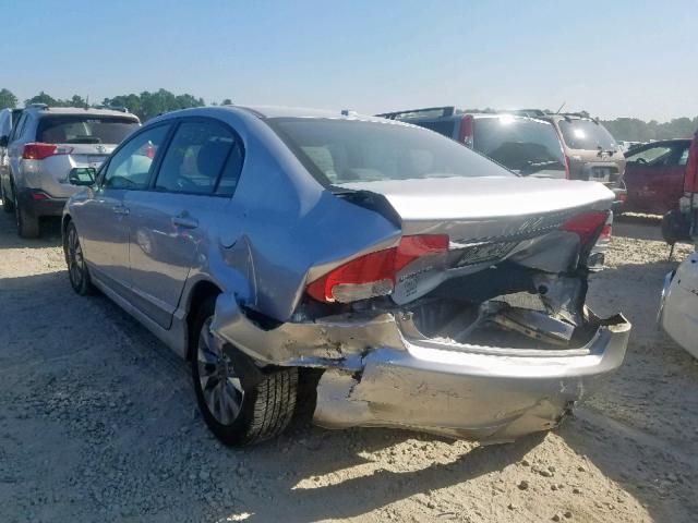 2HGFA1F92AH558417 - 2010 HONDA CIVIC EXL Արծաթագույն լուսանկար 3