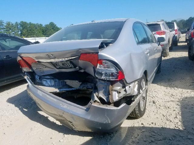 2HGFA1F92AH558417 - 2010 HONDA CIVIC EXL Արծաթագույն լուսանկար 4