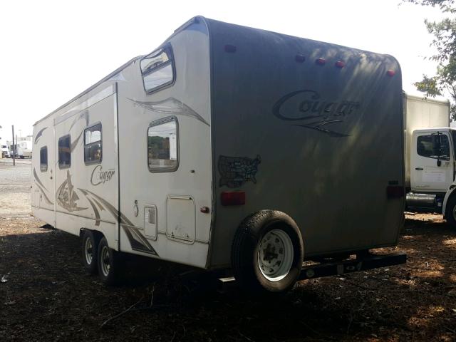 4YDT29B20A2503914 - 2010 COUG TRAV TRAIL WHITE photo 3