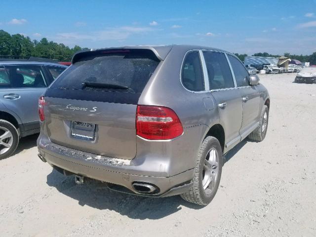 WP1AB29P68LA53997 - 2008 PORSCHE CAYENNE S GRAY photo 4