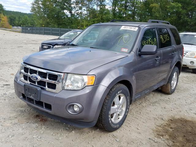 1FMCU9DG4CKC72844 - 2012 FORD ESCAPE XLT GRAY photo 2