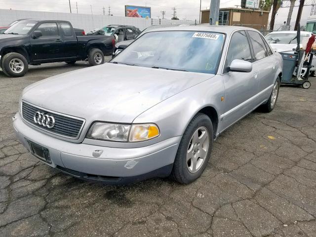 WAUAF84D9VN001668 - 1997 AUDI A8 3.7 SILVER photo 2