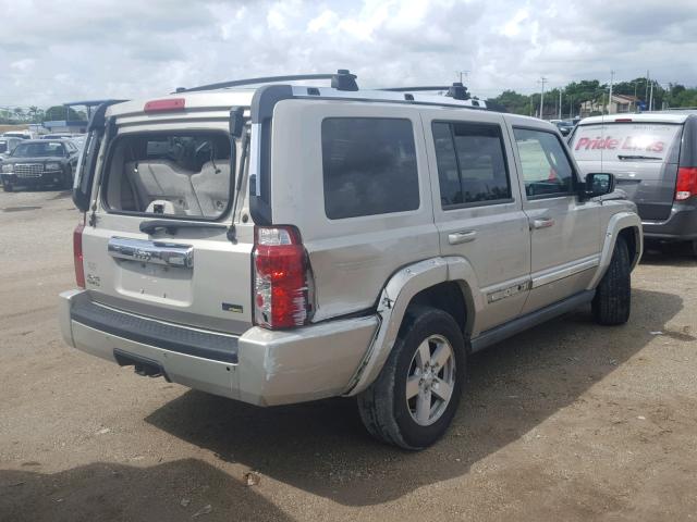 1J8HG58P47C529241 - 2007 JEEP COMMANDER GRAY photo 4