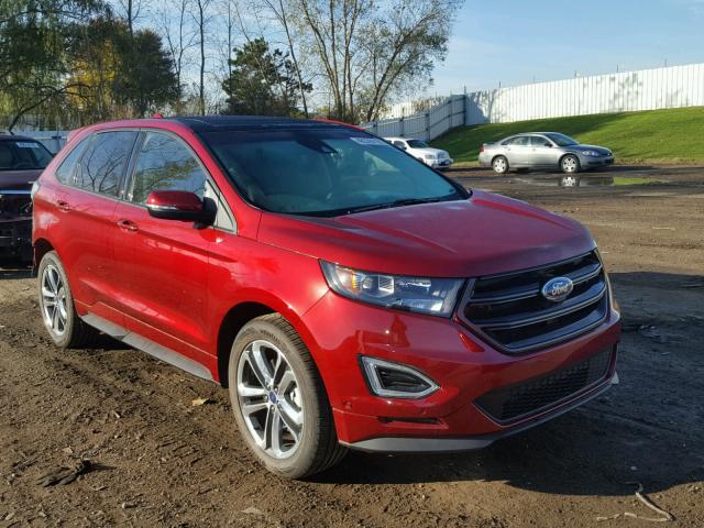 2FMPK4APXJBB51046 - 2018 FORD EDGE SPORT RED photo 1