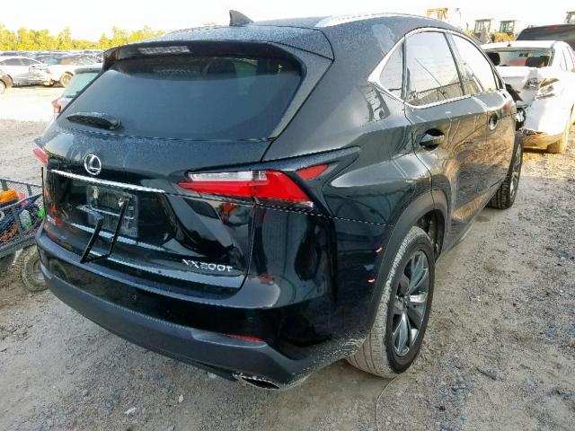 JTJYARBZ9G2040153 - 2016 LEXUS NX 200T BLACK photo 4