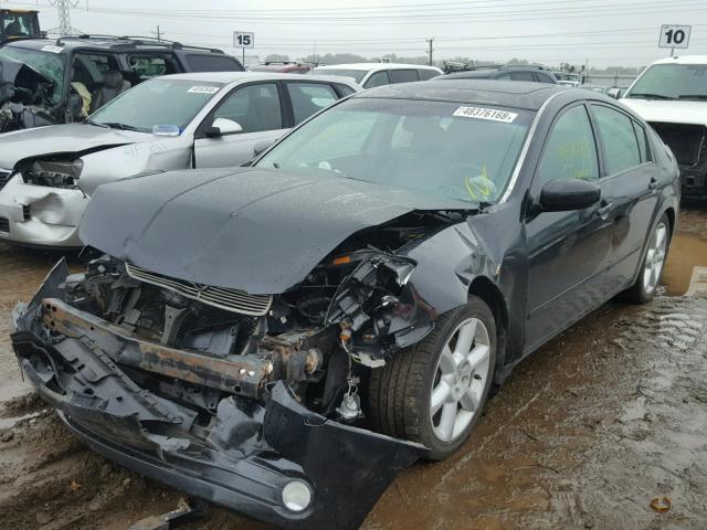 1N4BA41E34C865028 - 2004 NISSAN MAXIMA SE BLACK photo 2