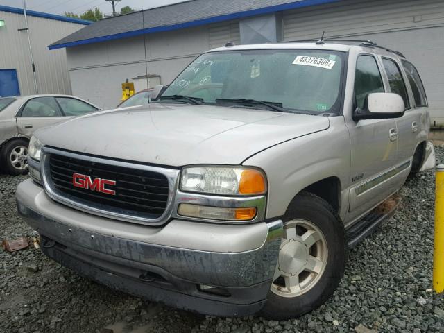 1GKEC13T25R117501 - 2005 GMC YUKON GRAY photo 2