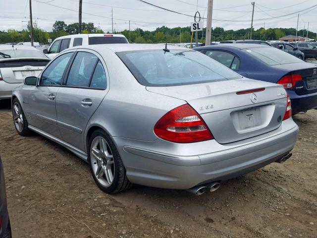 WDBUF76J75A622992 - 2005 MERCEDES-BENZ E 55 AMG SILVER photo 3