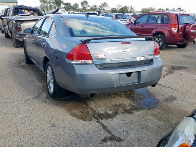 2G1WU583481240056 - 2008 CHEVROLET IMPALA LTZ GRAY photo 3