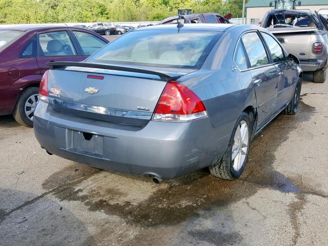 2G1WU583481240056 - 2008 CHEVROLET IMPALA LTZ GRAY photo 4