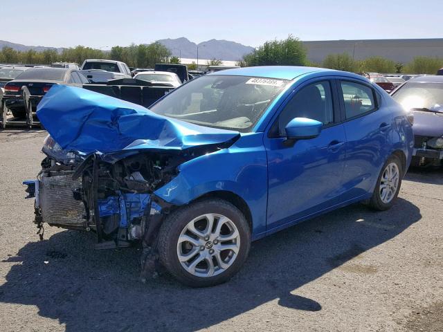 3MYDLBZV3GY137874 - 2016 TOYOTA SCION IA BLUE photo 2