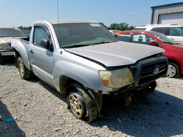 5TENX22N38Z517116 - 2008 TOYOTA TACOMA SILVER photo 1