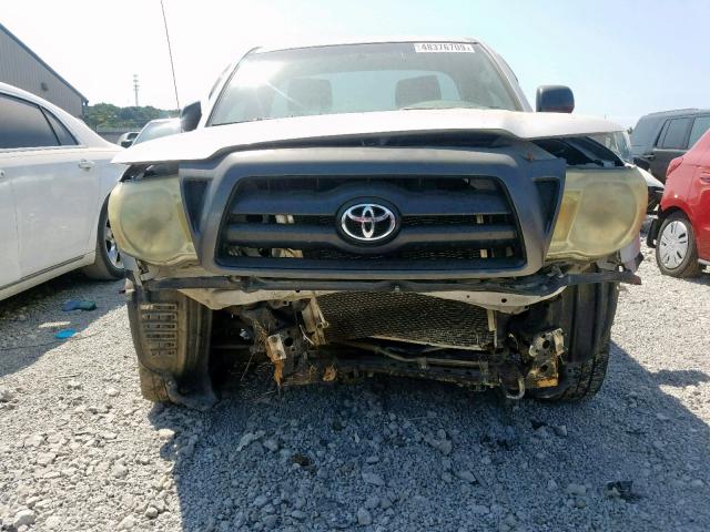 5TENX22N38Z517116 - 2008 TOYOTA TACOMA SILVER photo 9